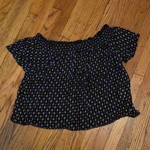 Juniors off the shoulder blouse